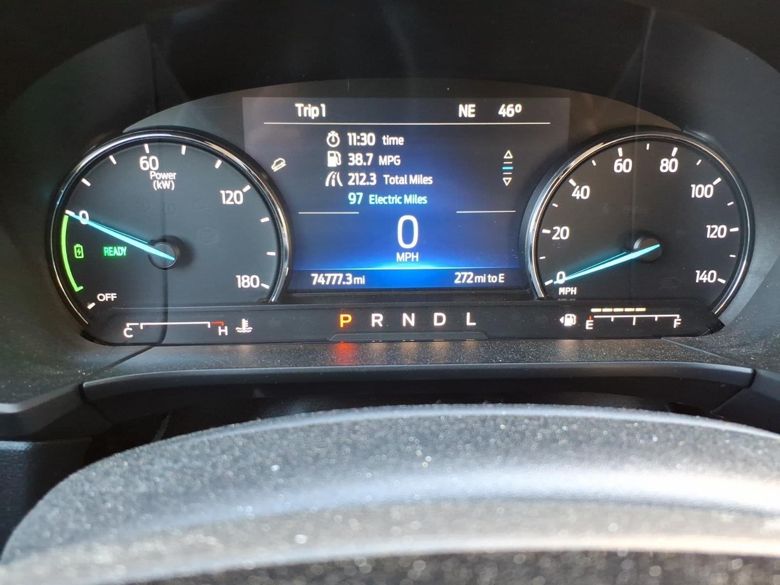 Used 2021 Agate Black Metallic Ford SE Hybrid image 13