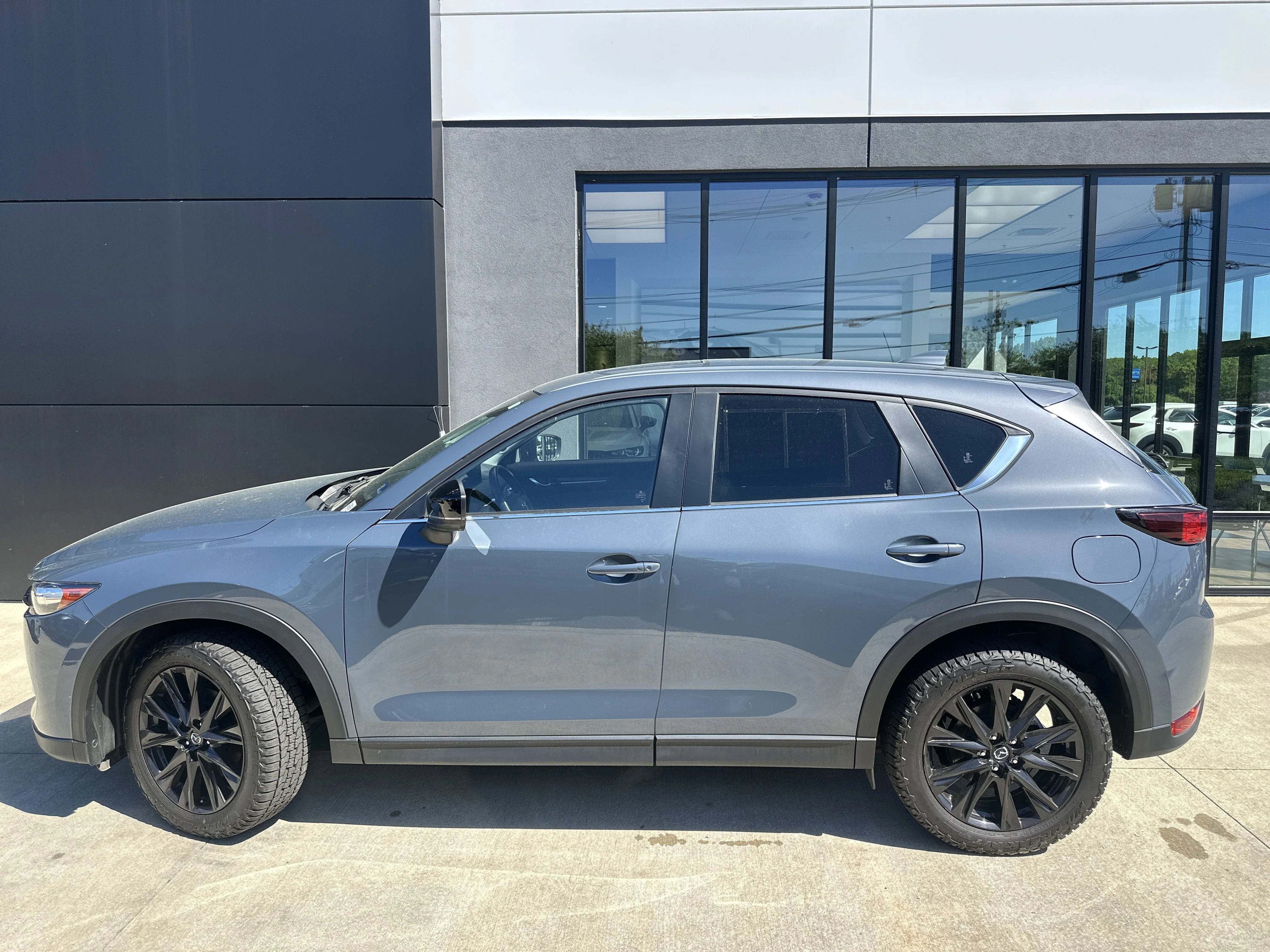 Used 2021 Polymetal Gray Mazda Carbon Edition Turbo image 3