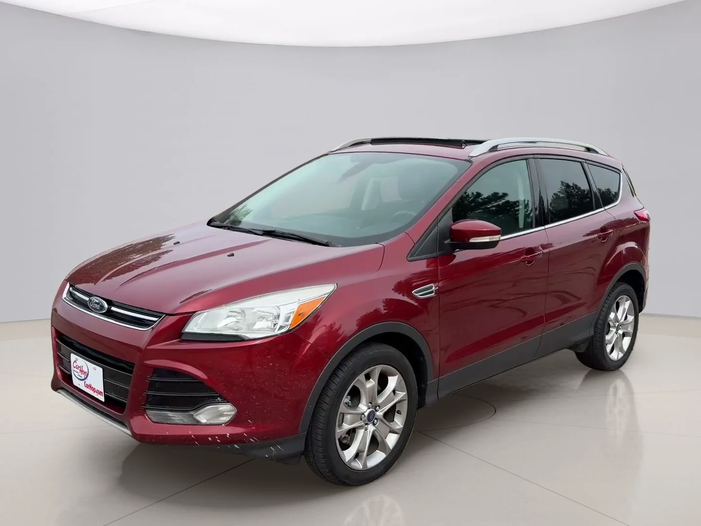 Used 2014 Orange Ford TITANIUM image 1
