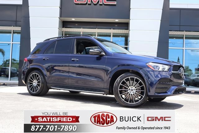 Used 2022 Blue Mercedes-Benz GLE 450 image 2
