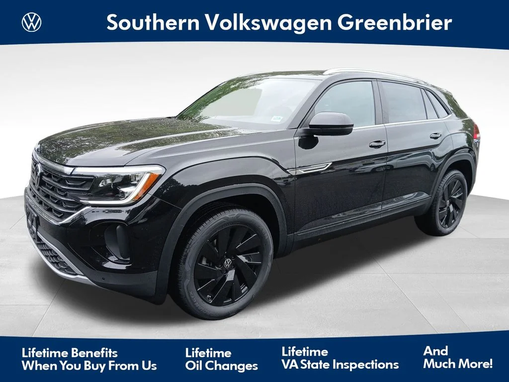 New 2026 Black Volkswagen SE w/Technology image 1