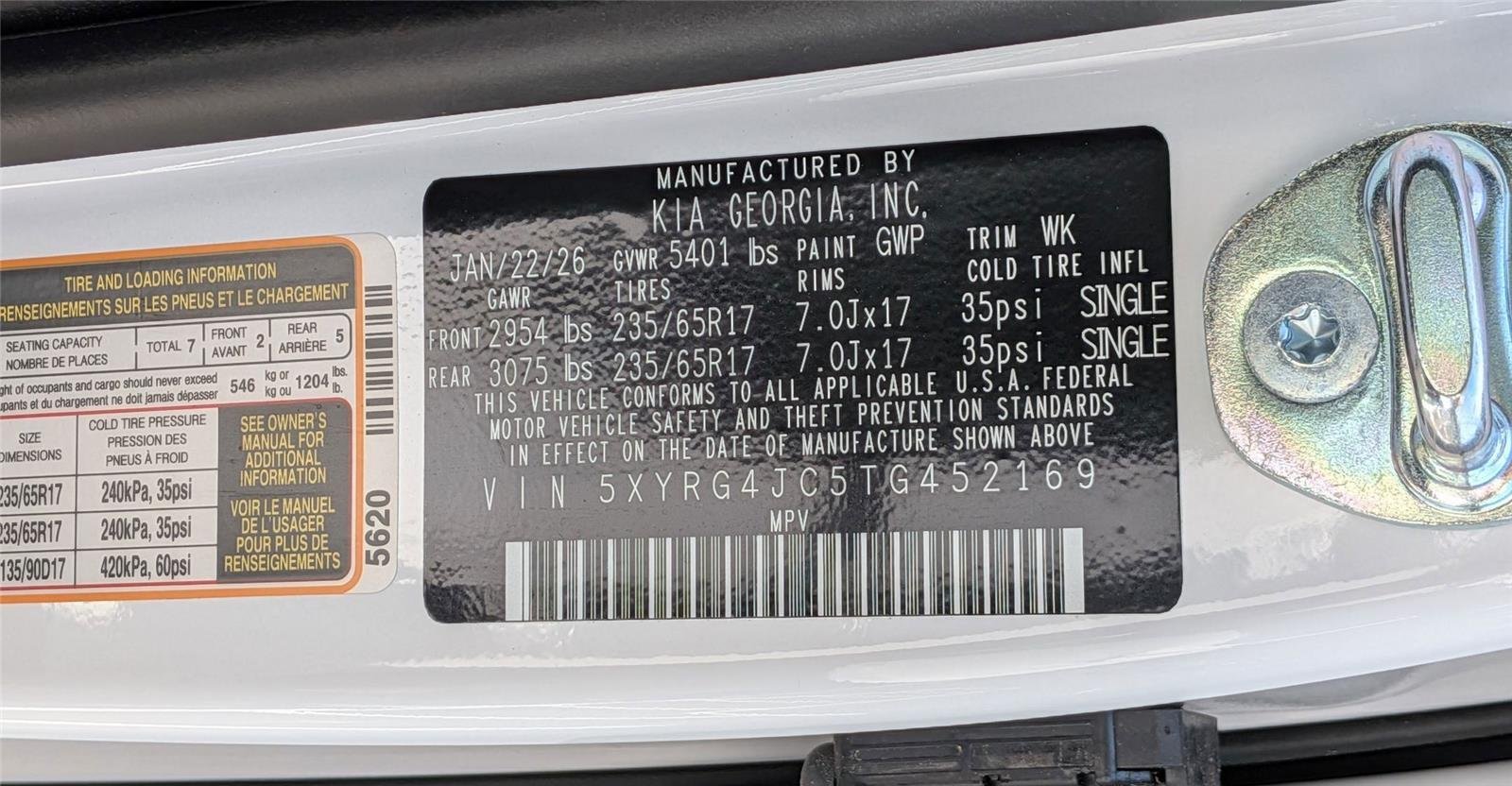 New 2026 Glacial White Pearl Kia LX image 32