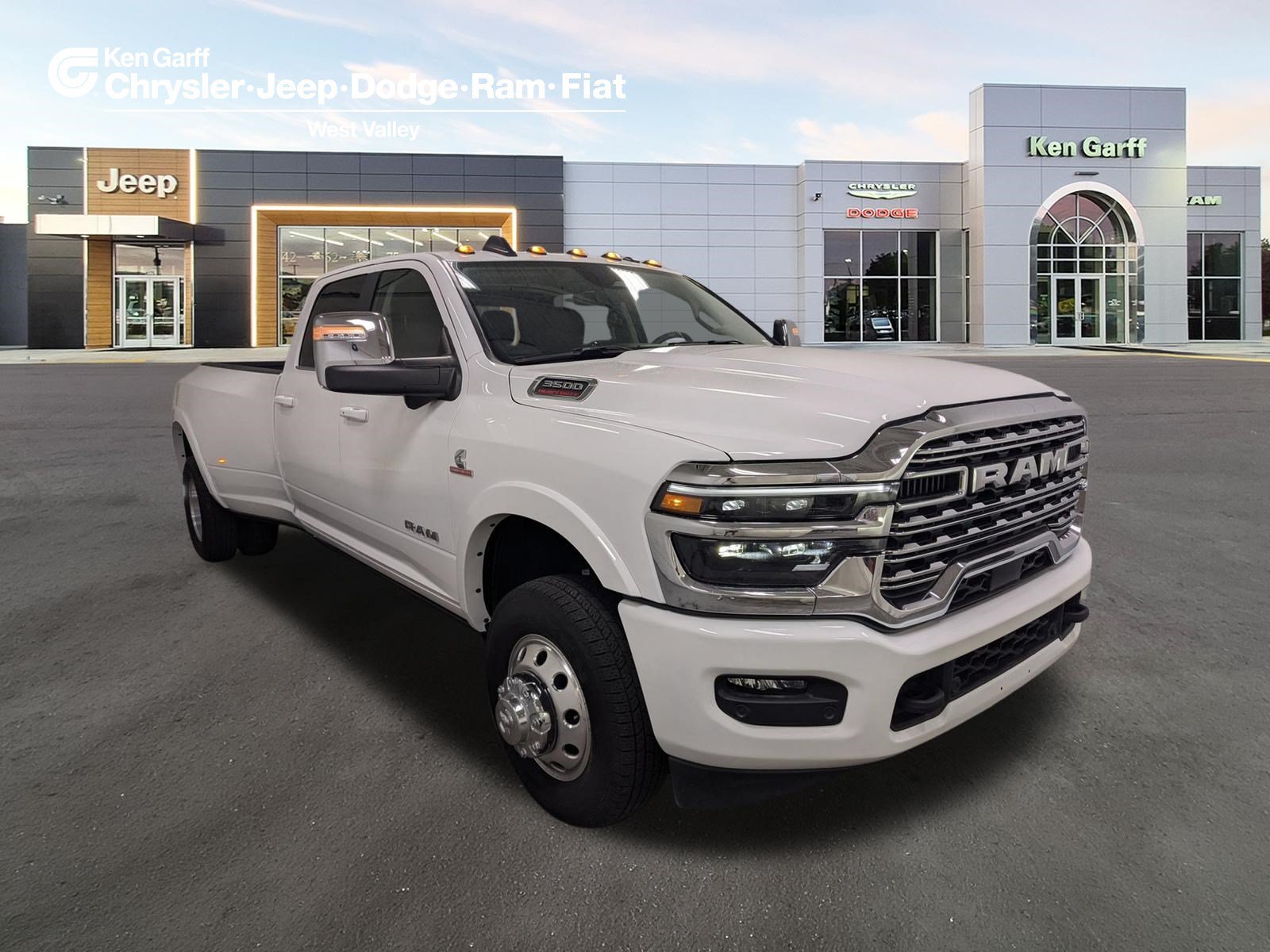 Used 2025 Bright White Clearcoat Ram Longhorn image 1