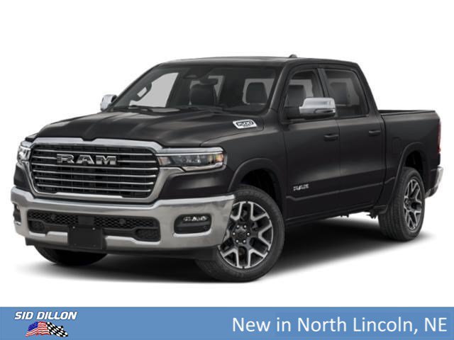 New 2027 Diamond Black Crystal Pearlcoat Ram Laramie image 1