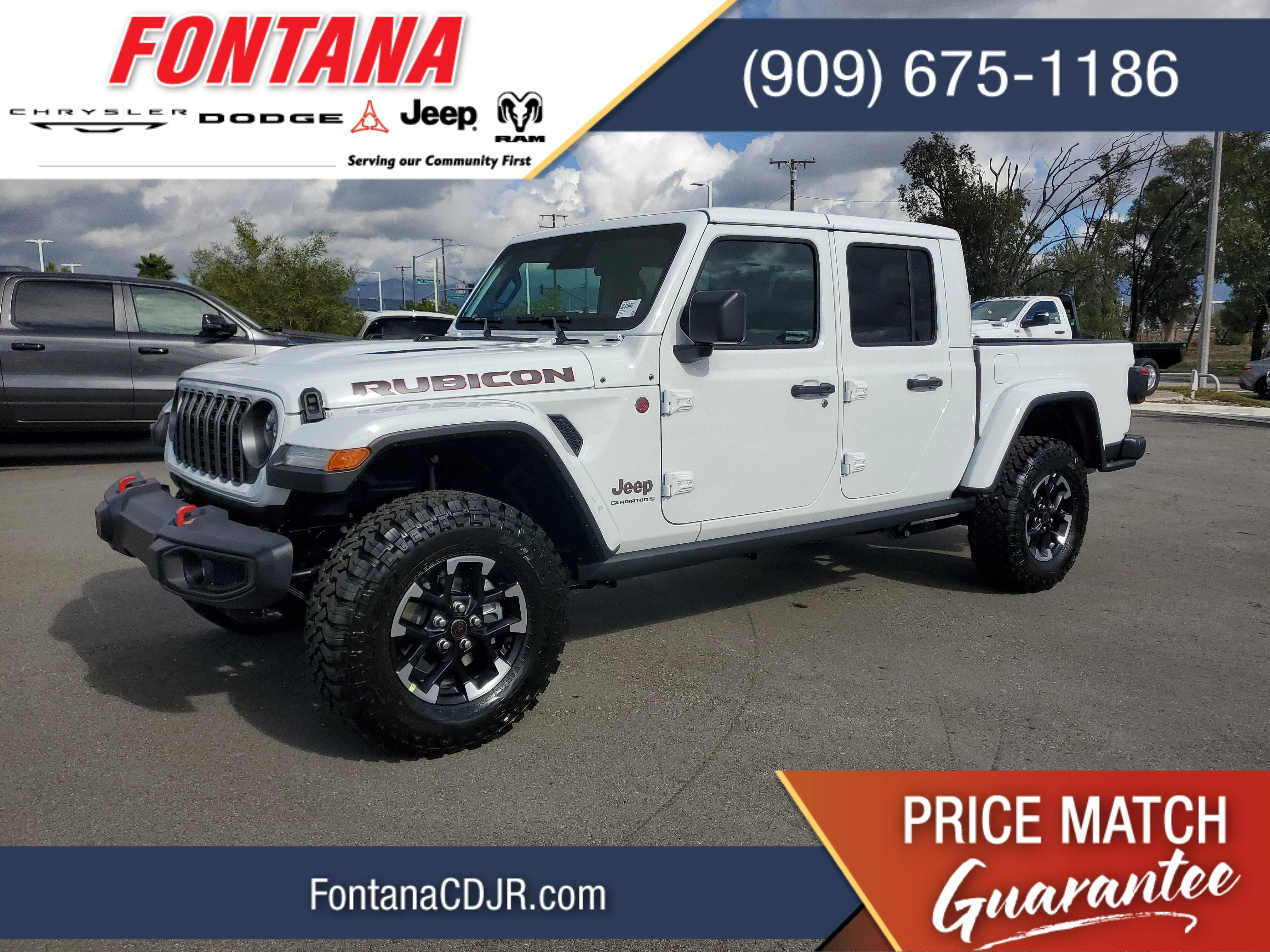 New 2026 Bright White Clearcoat Jeep Rubicon image 1