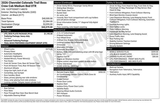 2026 Chevrolet Colorado Trail Boss - Photo 28