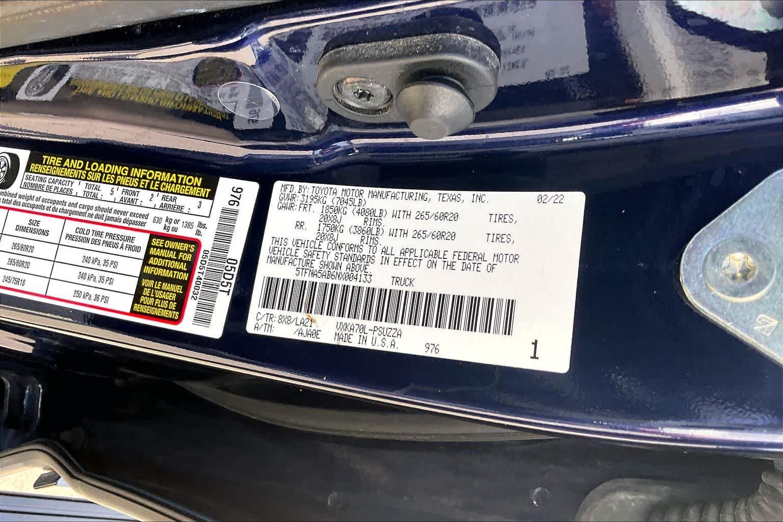 Used 2022 Blueprint Toyota Platinum image 69