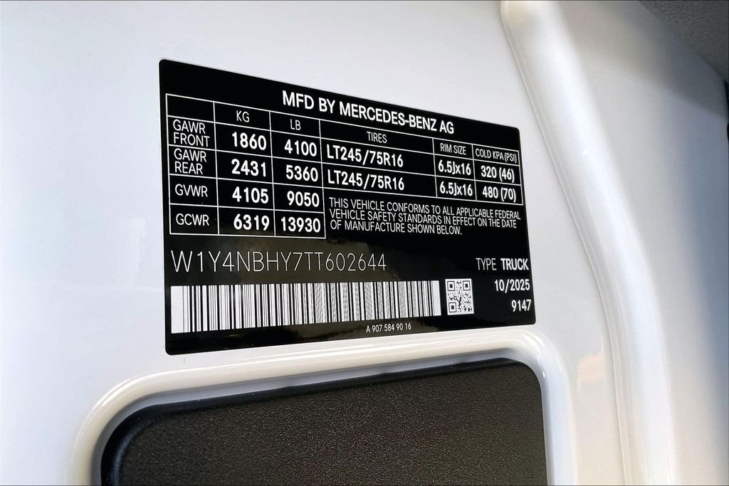 2026 Mercedes-Benz Sprinter Cargo Van Base - Photo 22