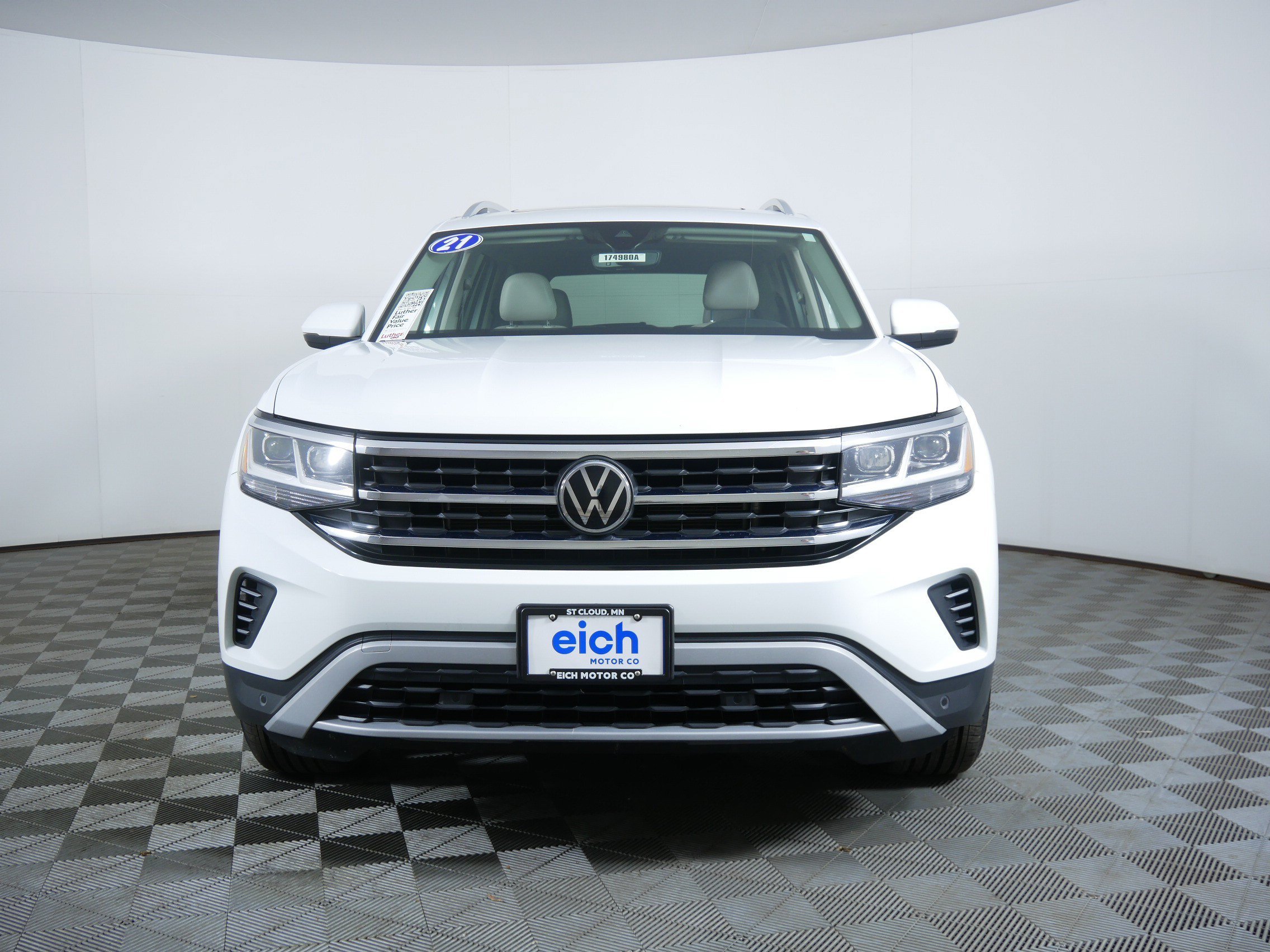 Used 2021 Volkswagen Atlas SEL with VIN 1V2BR2CA9MC552694 for sale in St. Cloud, Minnesota