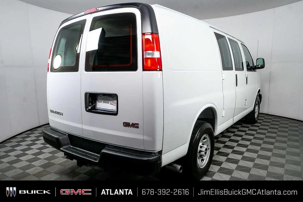 New 2025 Summit White GMC Work Van image 3
