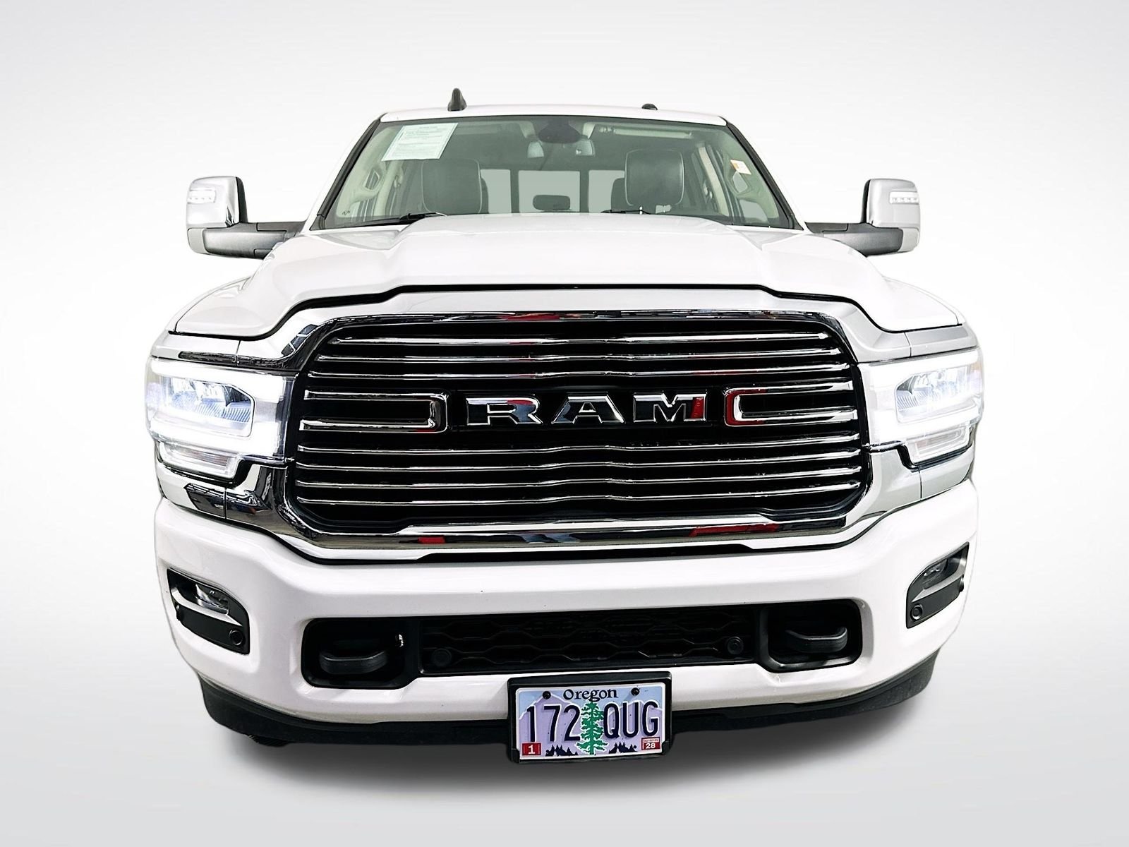 Used 2024 Bright White Clearcoat Ram Laramie image 2