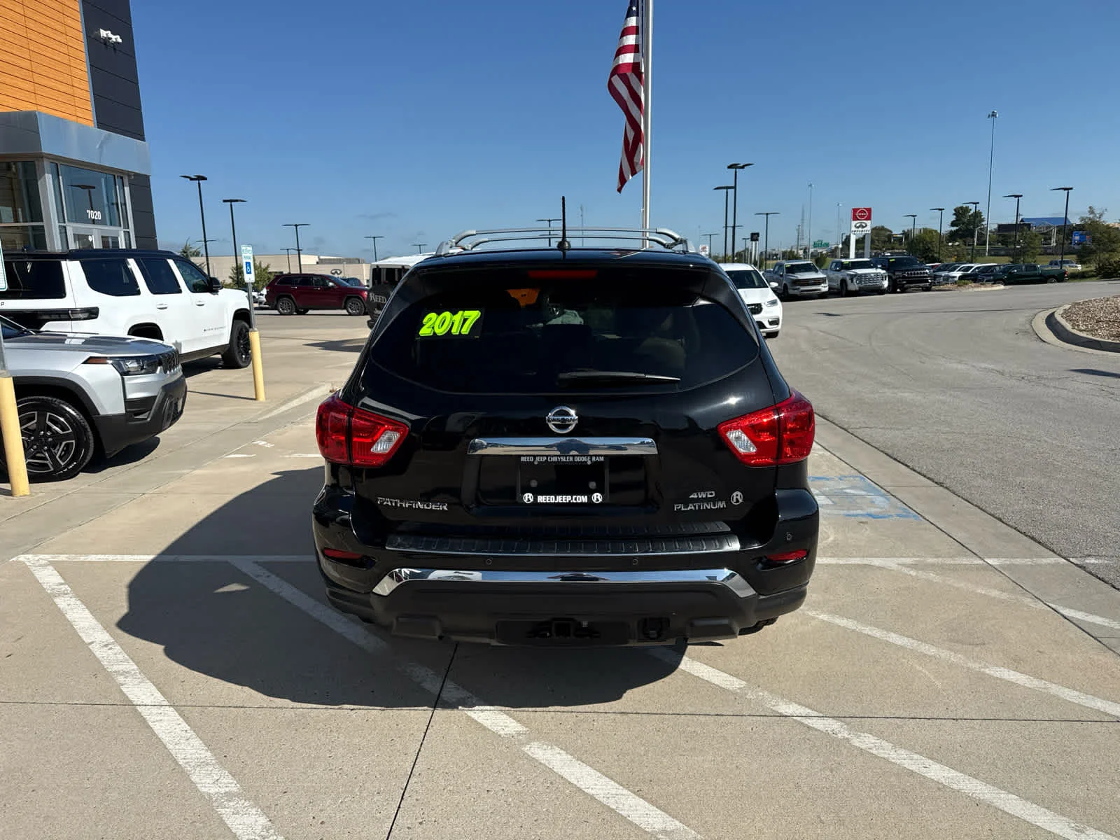 Used 2017 Magnetic Black Metallic Nissan Platinum image 6