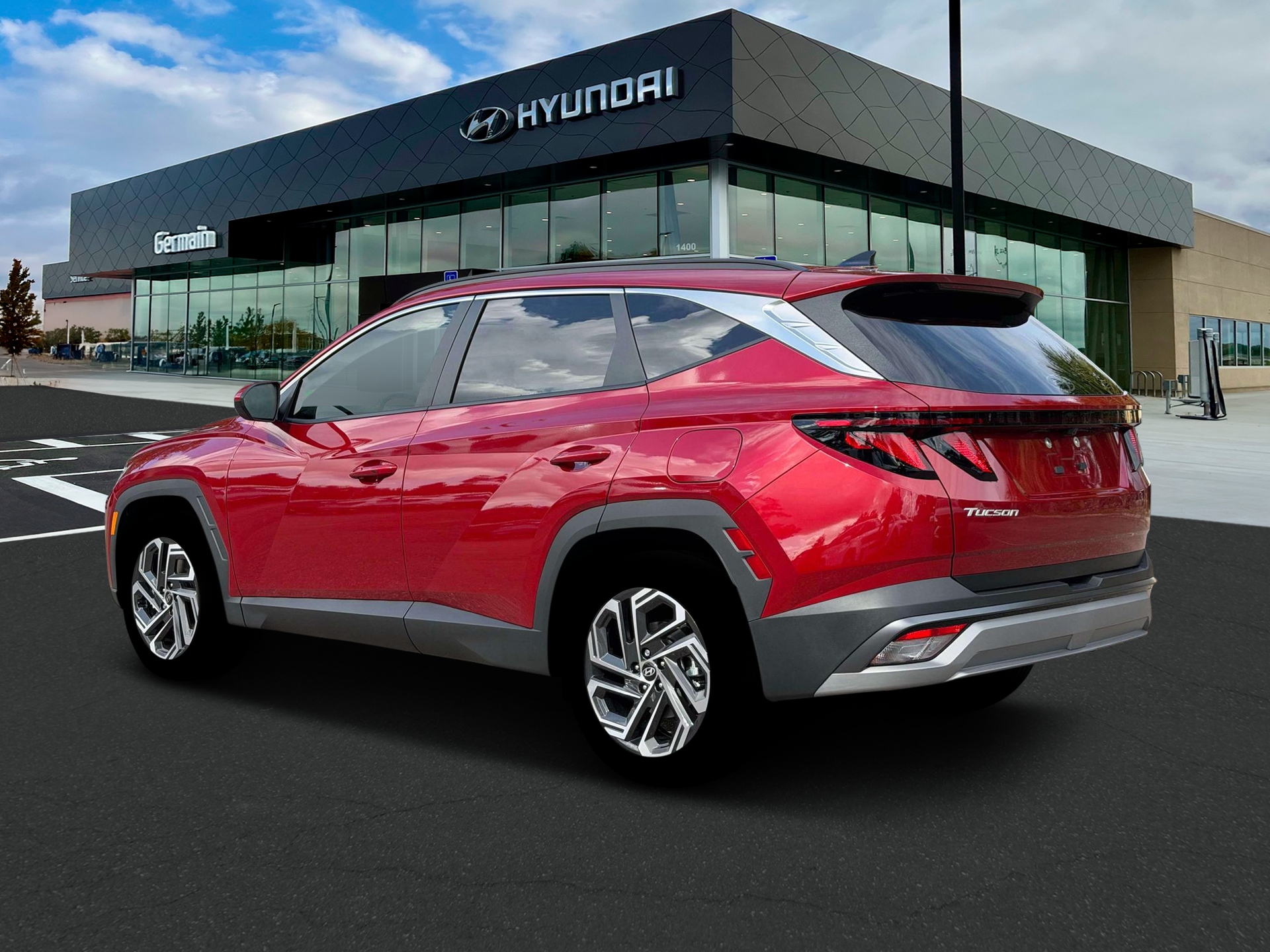 New 2026 Ultimate Red Hyundai SEL Plus AWD image 4