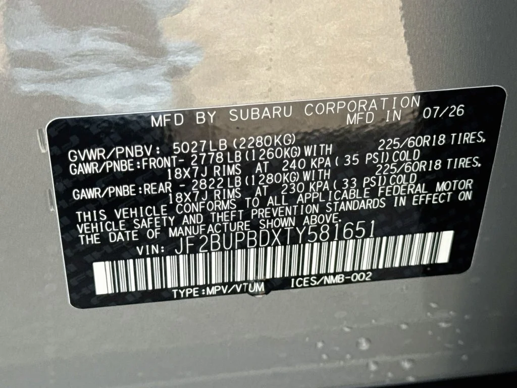 New 2026 Gray Subaru Premium image 42