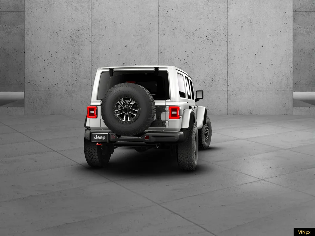 New 2026 Bright White Clear-Coat Exterior Paint Jeep Rubicon X image 13