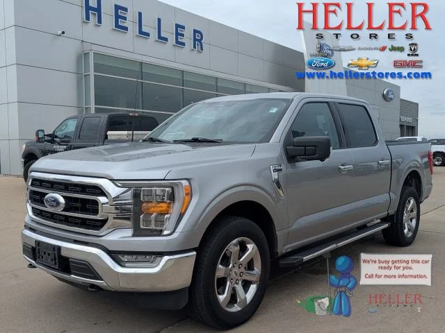 Used 2022 Silver Metallic Ford XLT image 1