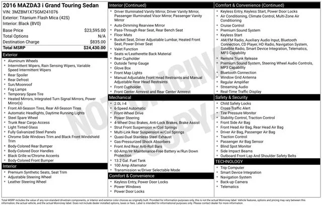 Used 2016 Silver Mazda i Grand Touring image 16