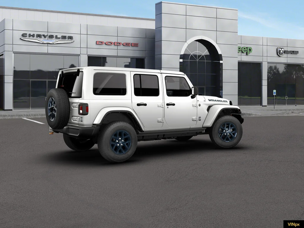 New 2026 Bright White Clear-Coat Exterior Paint Jeep  image 7
