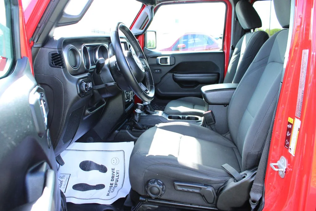 Used 2021 Firecracker Red Clearcoat Jeep Unlimited Sport S image 25