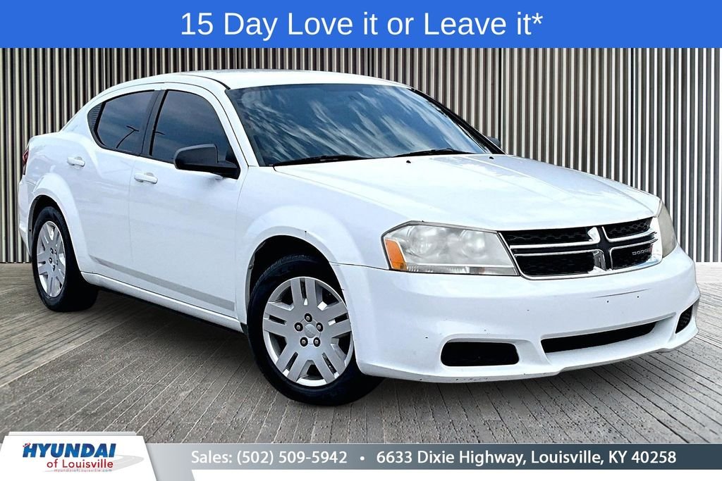Used 2013 White Dodge SE image 1