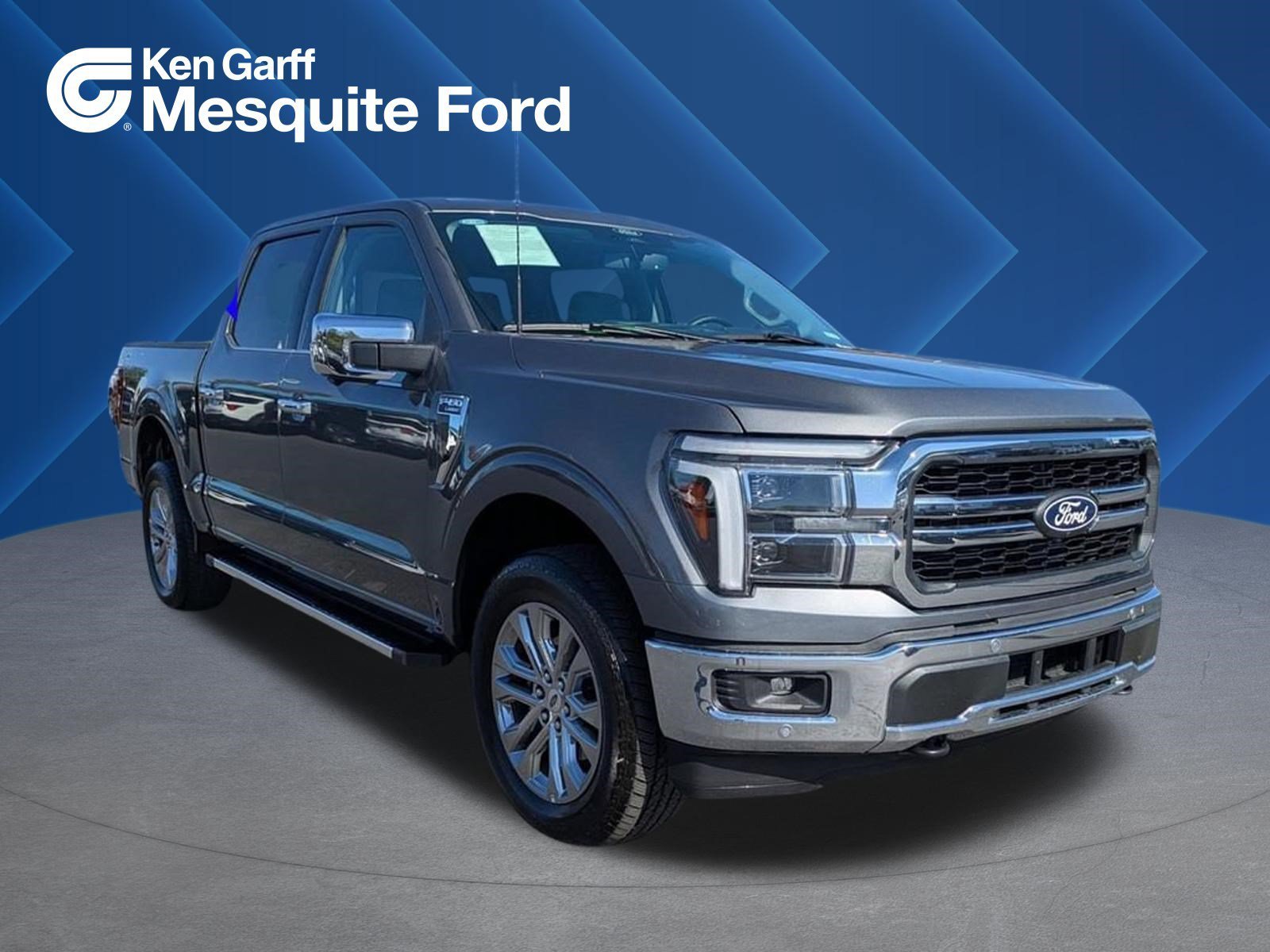 Used 2025 Gray Metallic Ford LARIAT image 1