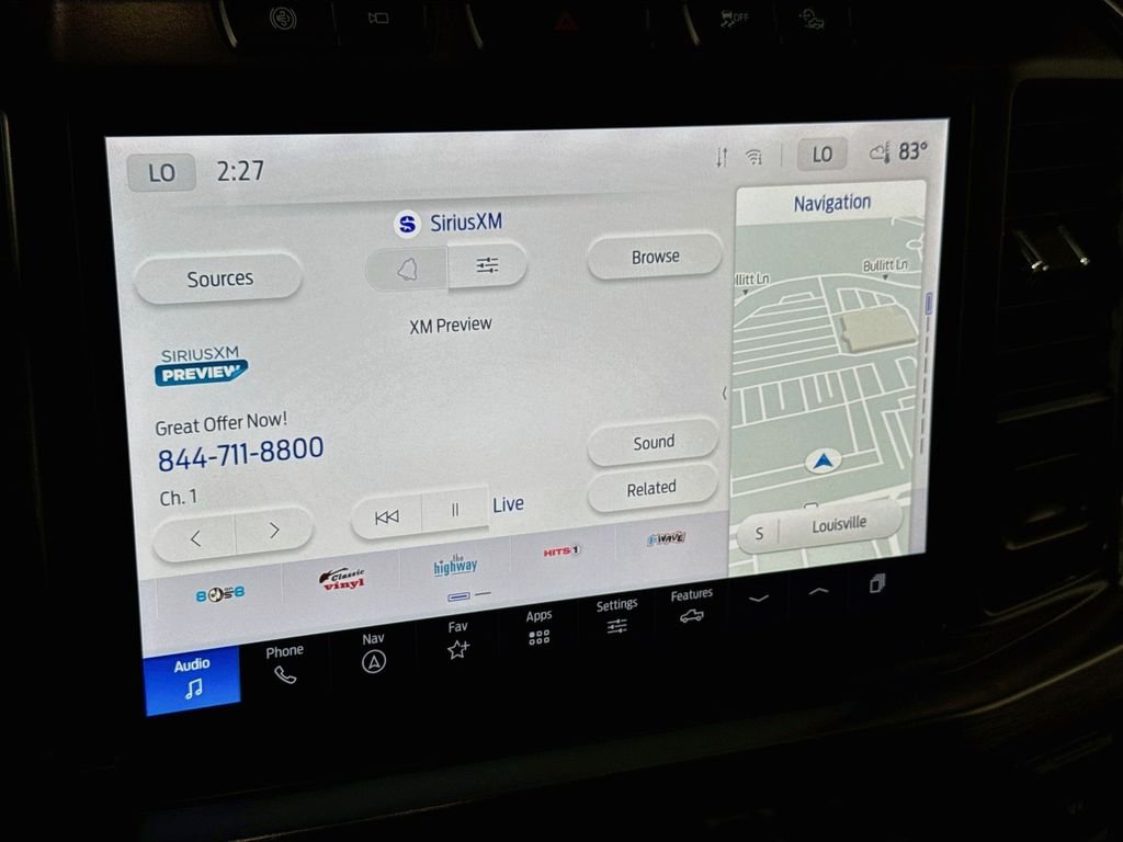 Used 2024 Carbonized Gray Metallic Ford LARIAT image 15