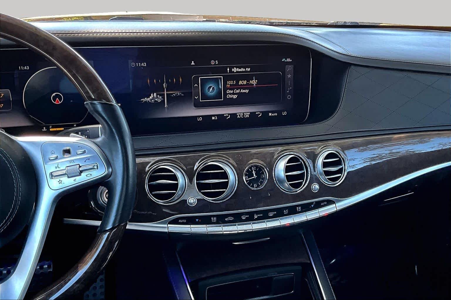 Used 2019 Obsidian Black Metallic Mercedes-Benz S 560 image 7