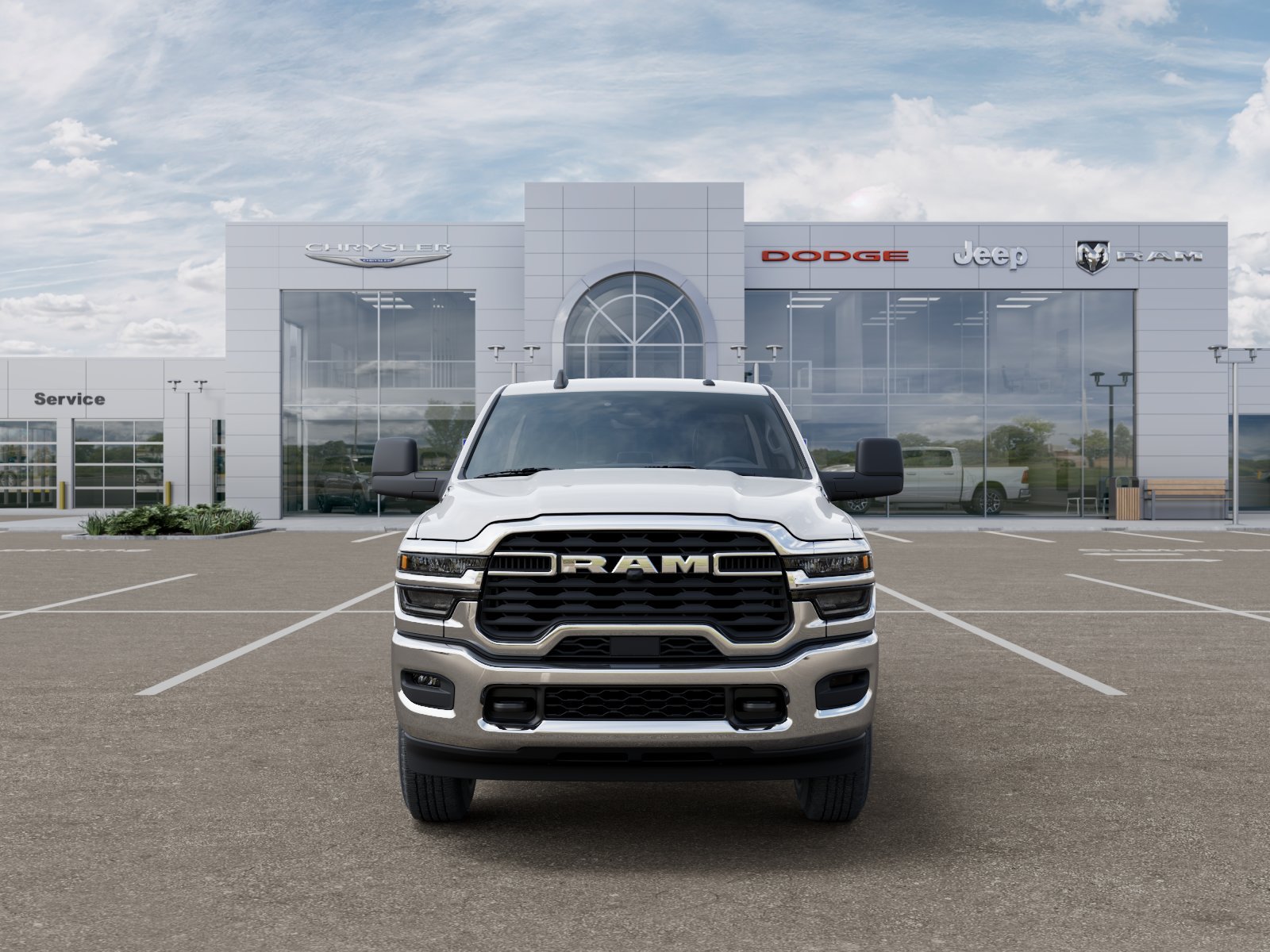 New 2026 Bright White Clear-Coat Exterior Paint RAM Tradesman image 40
