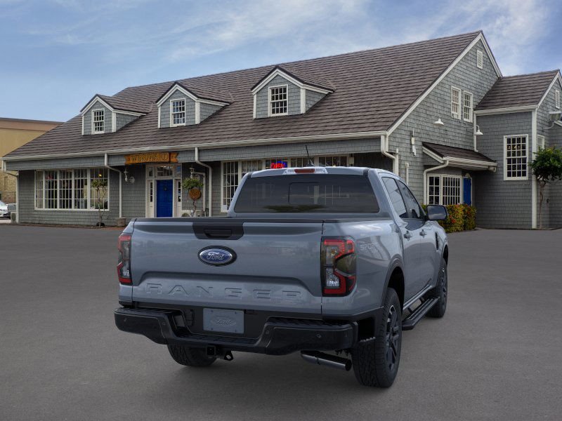 New 2024 Azure Gray Metallic Tri-Coat Ford LARIAT image 8