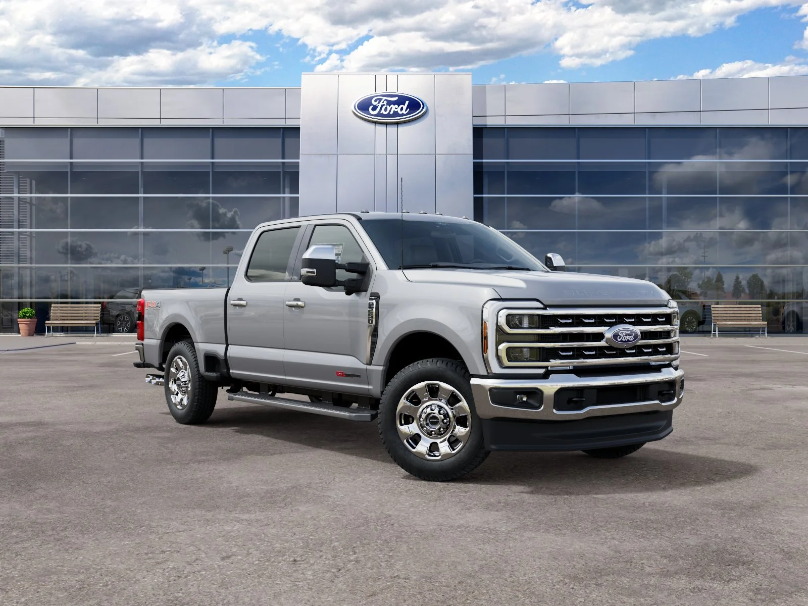 New 2027 Iconic Silver Metallic Ford F-250® Lariat® image 4
