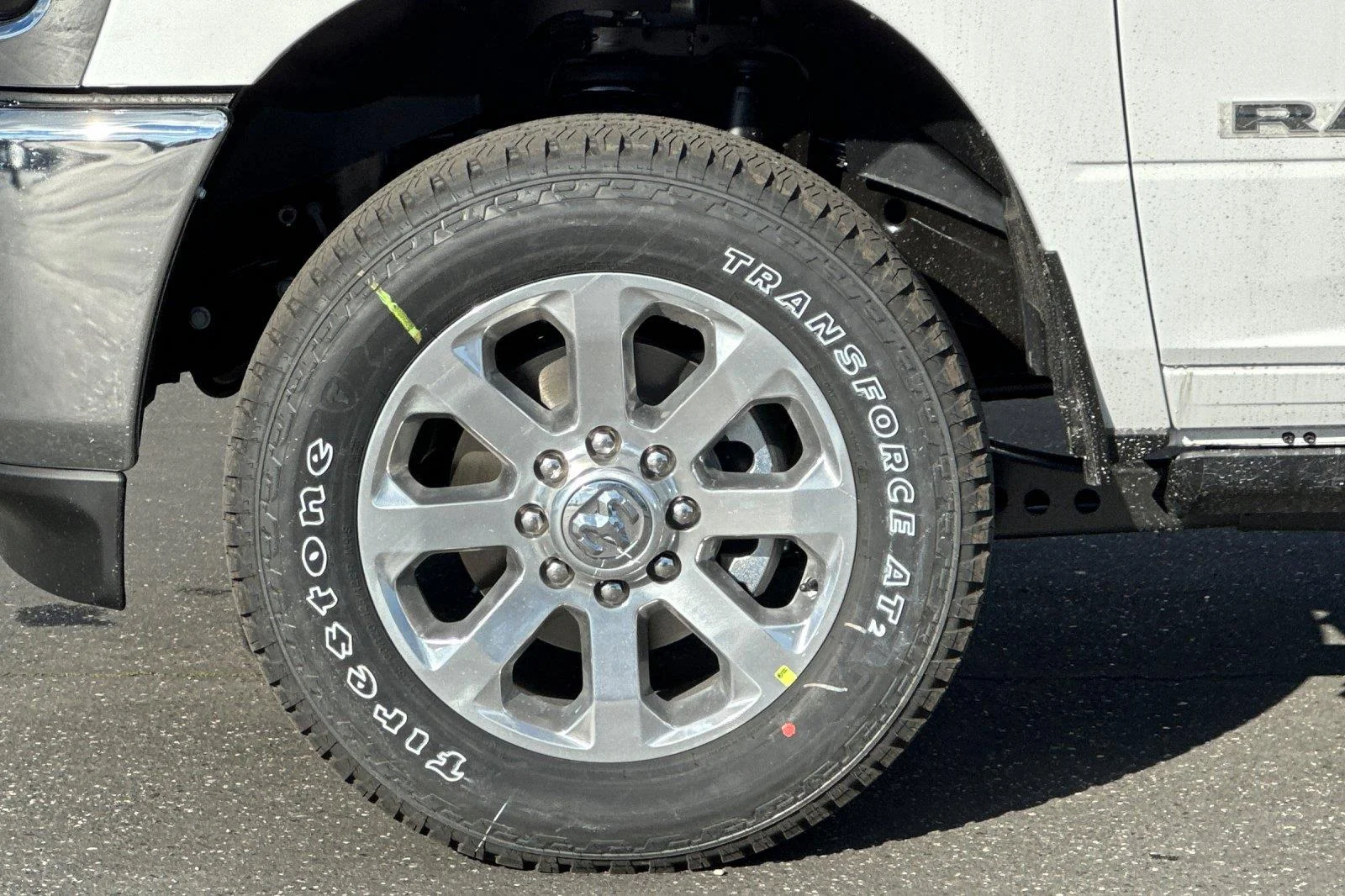 New 2026 Bright White Clear-Coat Exterior Paint RAM Laramie image 24