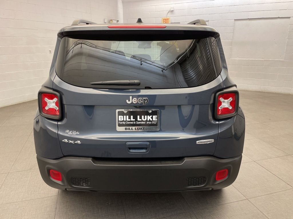 Certified Used 2021 Blue Jeep Latitude image 6