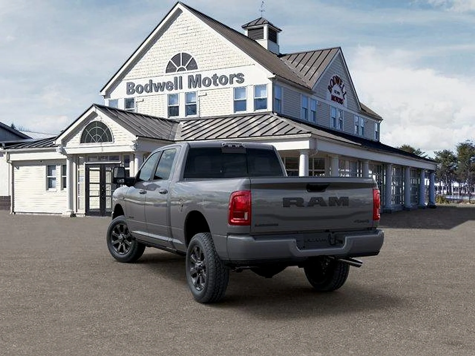 New 2027 Ceramic Gray Clear-Coat Exterior Paint RAM Laramie 4x4 Crew Cab 6