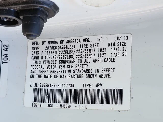 Used 2014 White Honda EX-L image 26