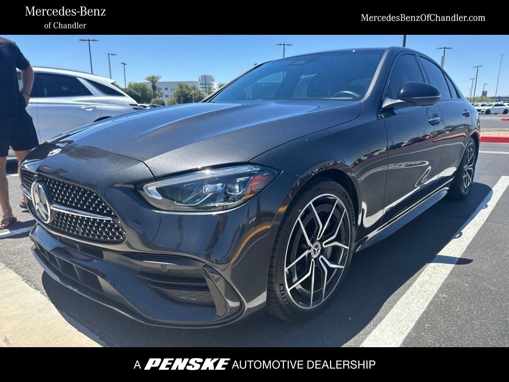 Certified Used 2023 Graphite Gray Metallic Mercedes-Benz C 300 image 1
