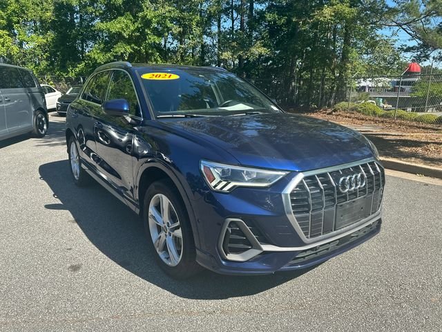 Used 2021 Blue Audi Premium Plus image 3