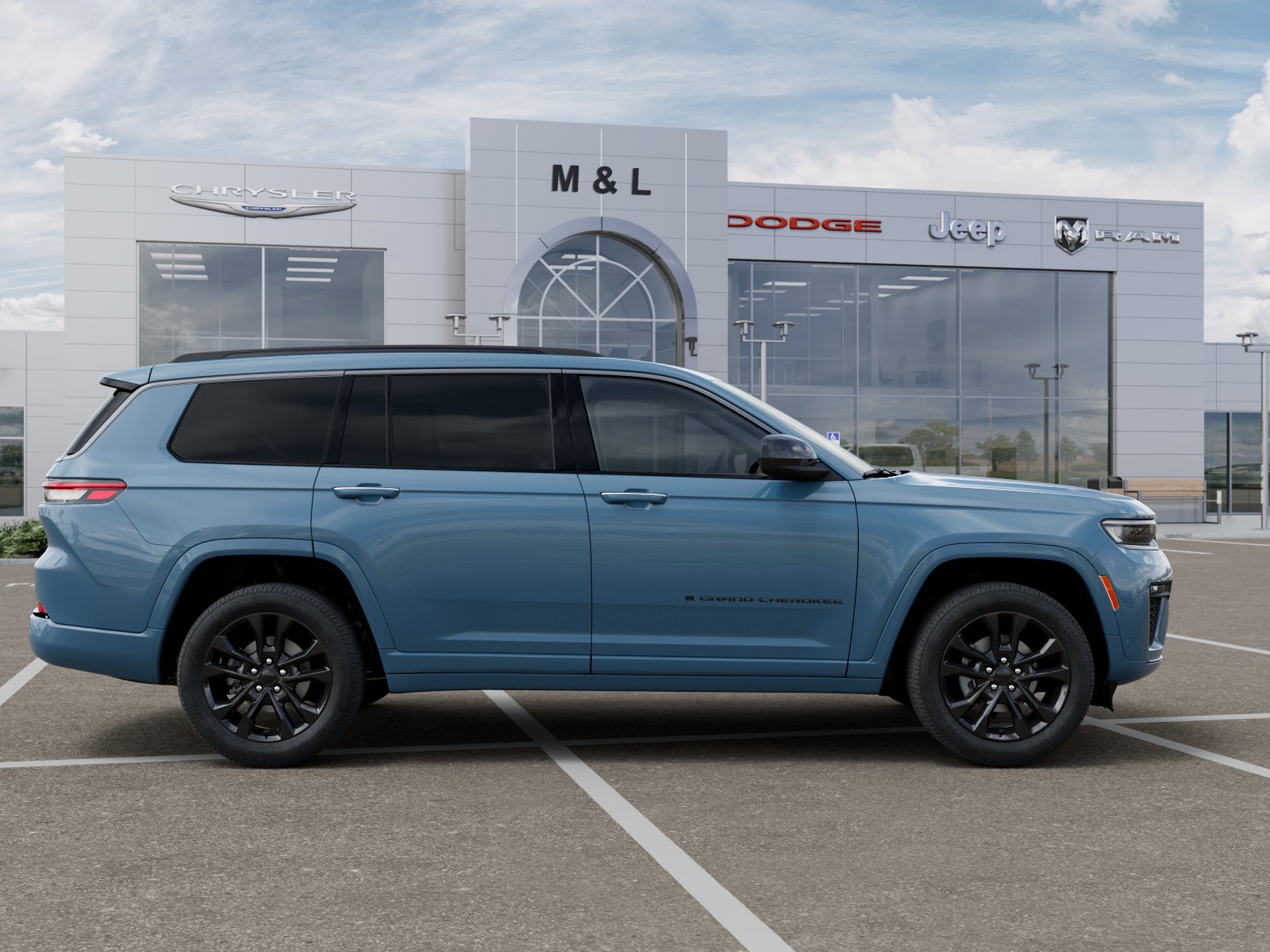 New 2026 Steel Blue Exterior Paint Jeep Limited Reserve 4x4 image 47