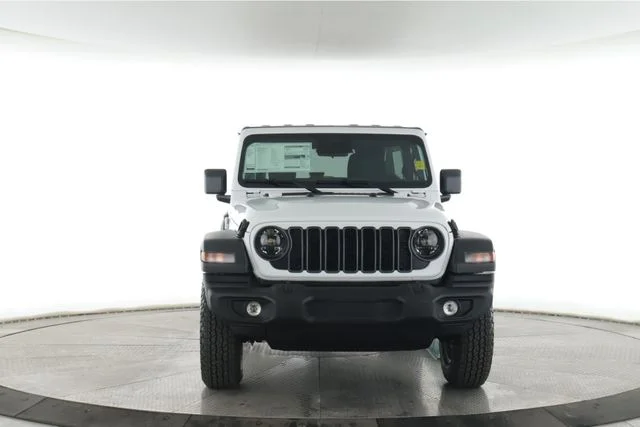 New 2026 Bright White Clear-Coat Exterior Paint Jeep Sport S image 12
