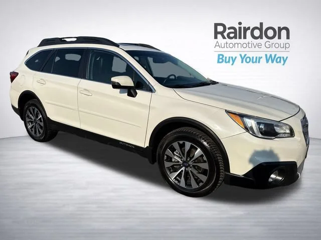 Used 2017 Crystal White Pearl Subaru Limited image 1