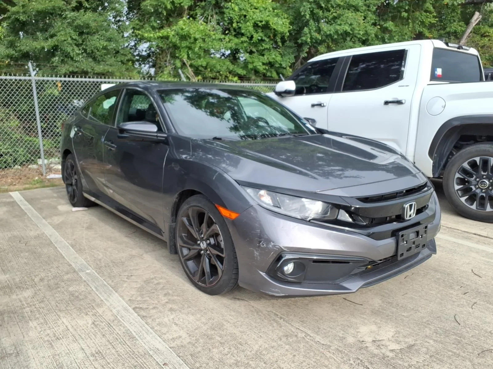 Used 2020 Gray Honda Sport image 1