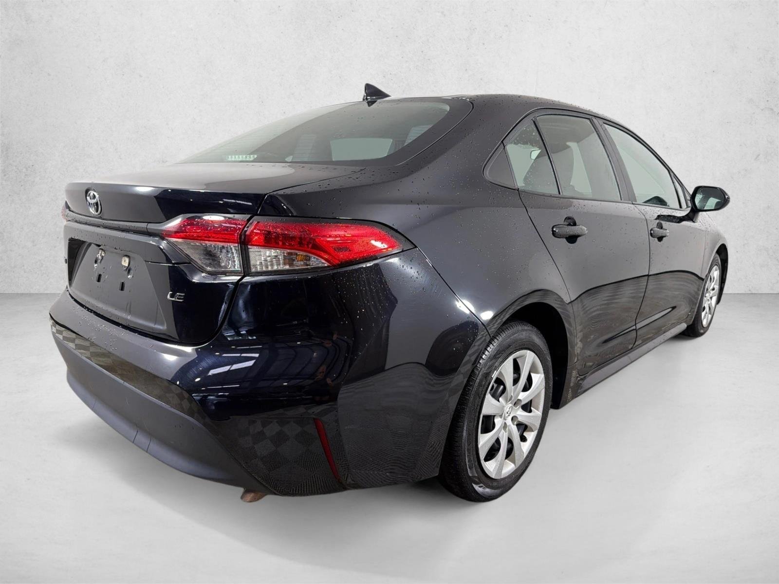 Used 2024 Midnight Black Metallic Toyota LE image 3