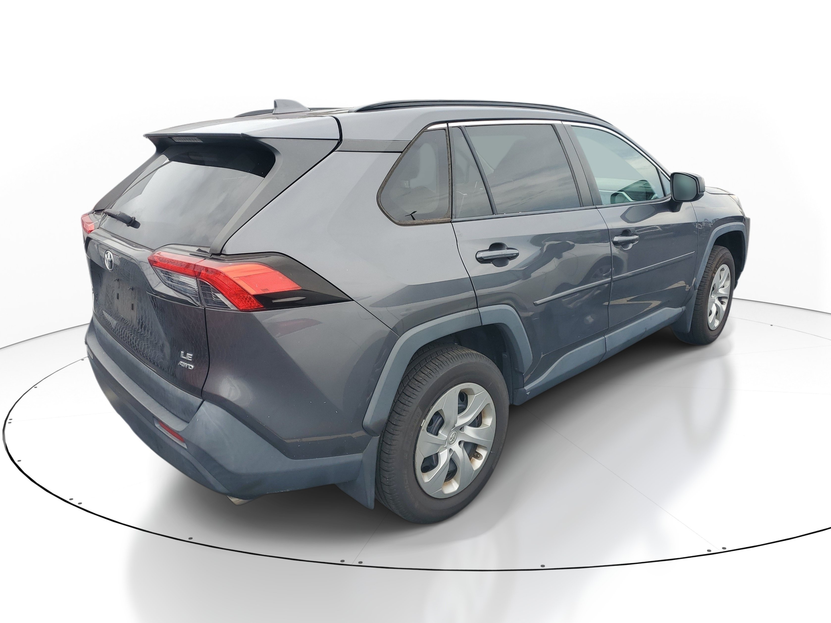 Used 2021 Magnetic Gray Metallic Toyota LE image 4