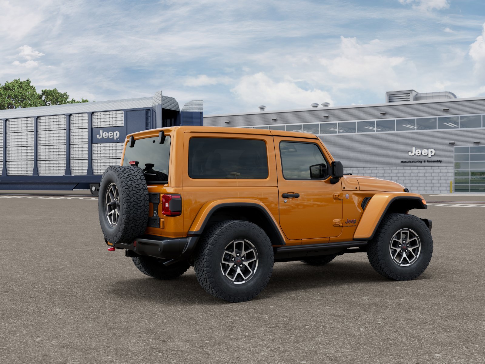 New 2026 Goldilocks Exterior Paint Jeep Rubicon X image 2