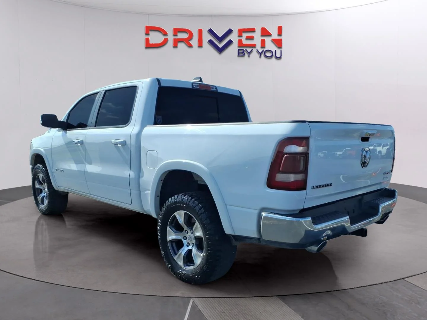 Used 2021 Bright White Clearcoat Ram Laramie image 3