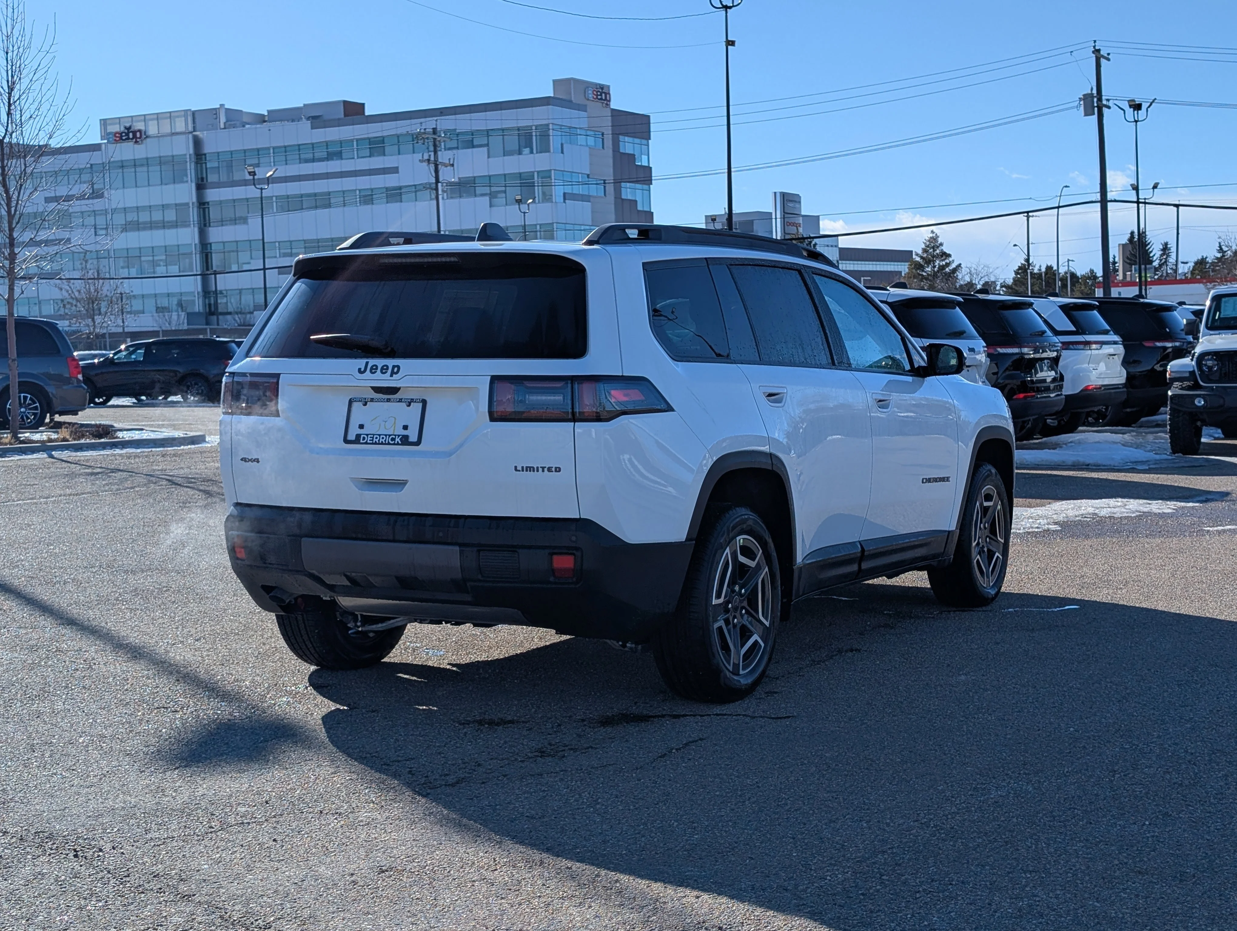New 2026 Bright White Jeep Limited image 7