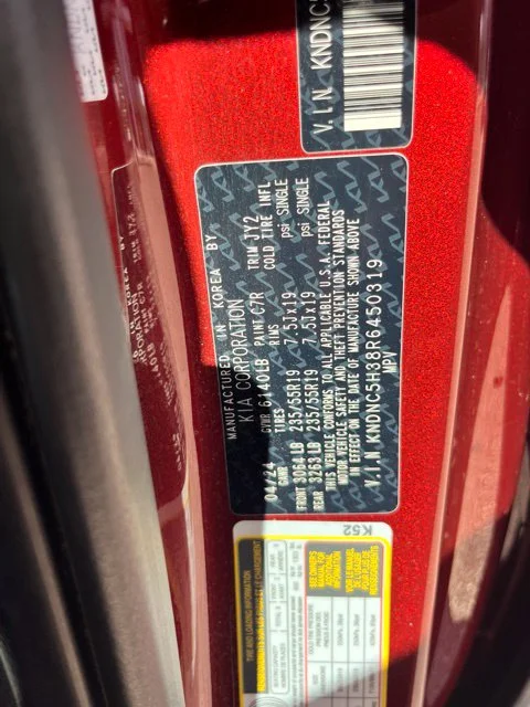 Used 2024 Red Kia EX image 14