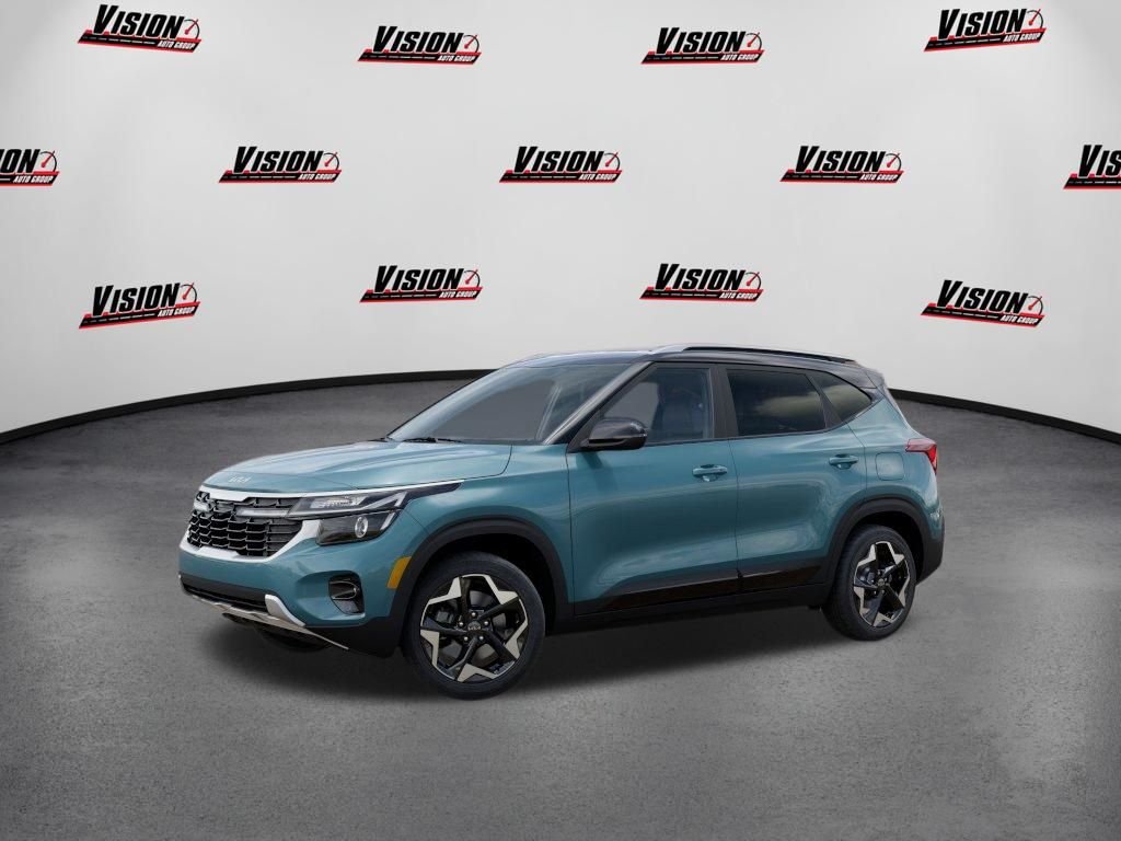 New 2026 Pluton Blue / Black Roof Kia S image 3