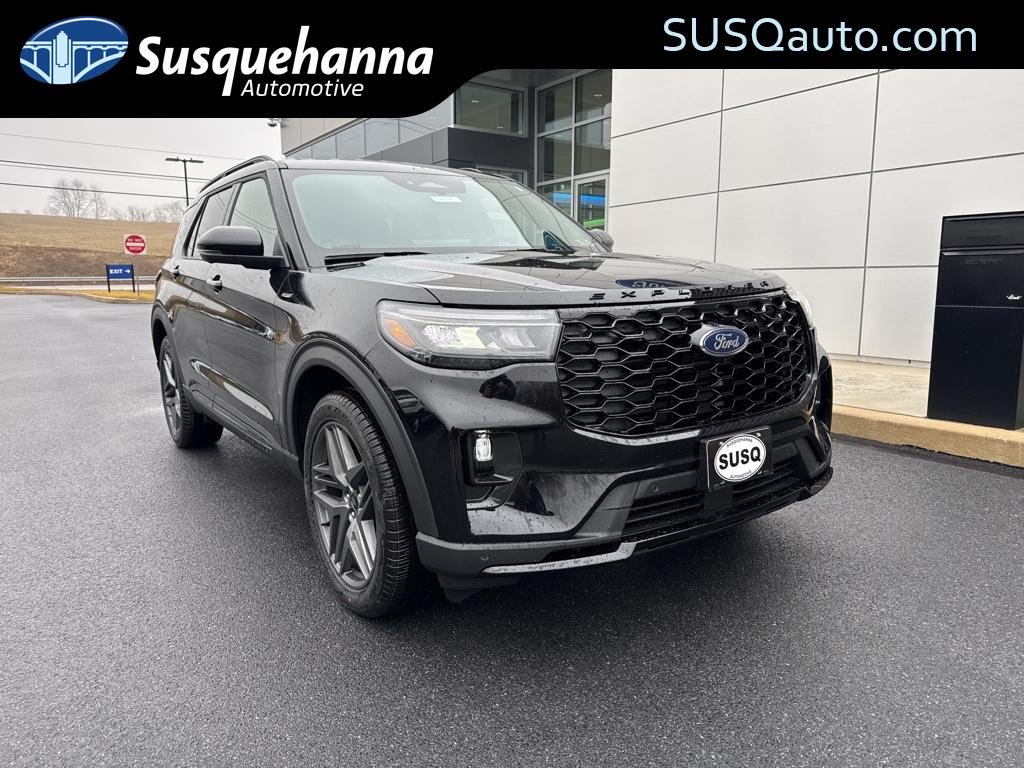 Agate Black Metallic 2026 Ford Explorer SUV / Crossover All-Wheel Drive Automatic