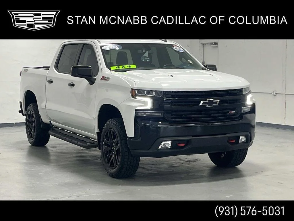 Used 2021 SUMMIT WHITE Chevrolet LT Trail Boss image 1