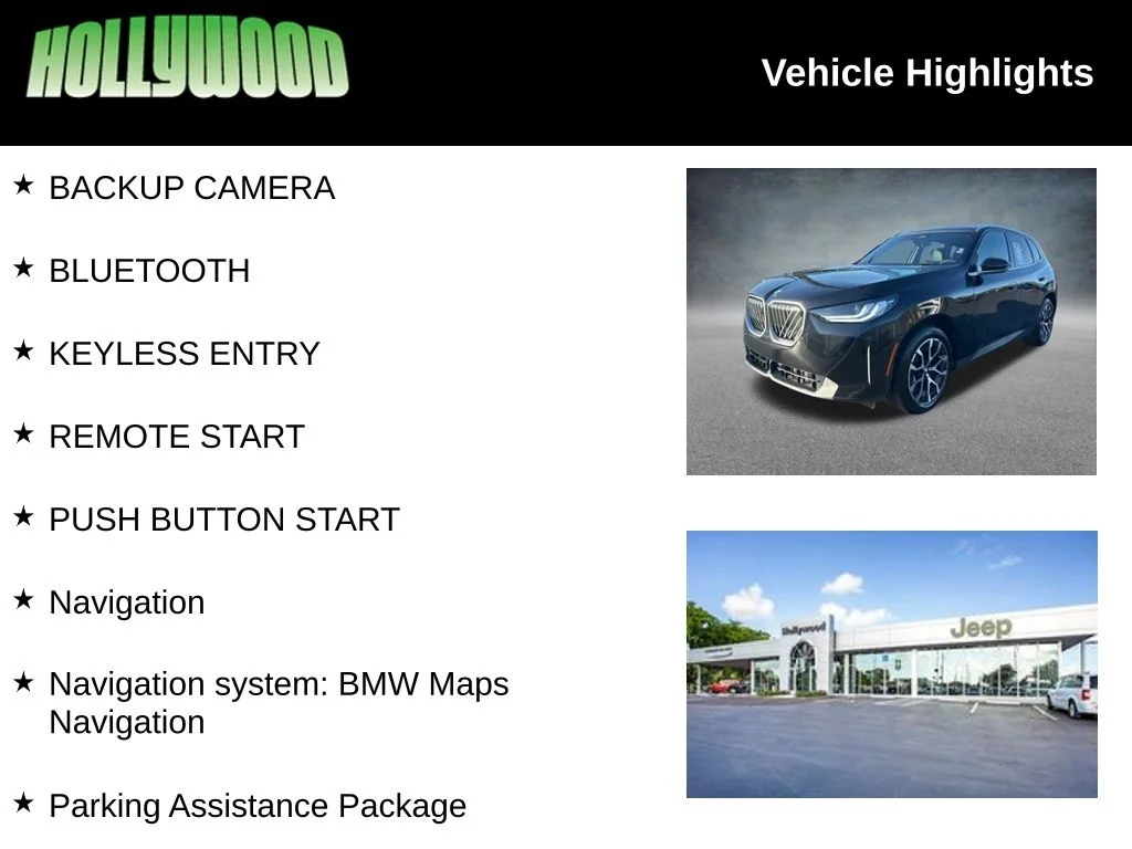 Used 2025 Black BMW 30 xDrive image 3